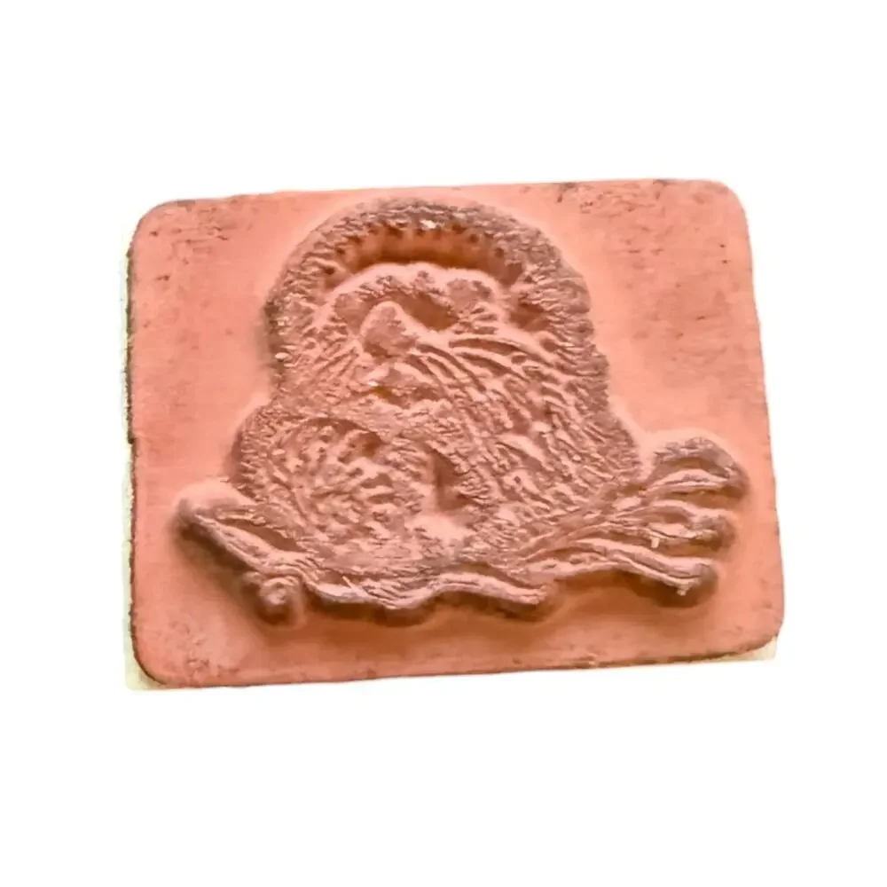 Sea Otter Swimming Unbranded Mini Rubber Stamp